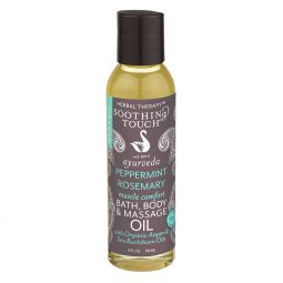 Peppermint Rosemary Bath, Body & Massage Oil (Made with Organic Ingredients)
