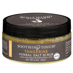 Tangerine Herbal Salt Scrub (Made with Organic Ingredients)