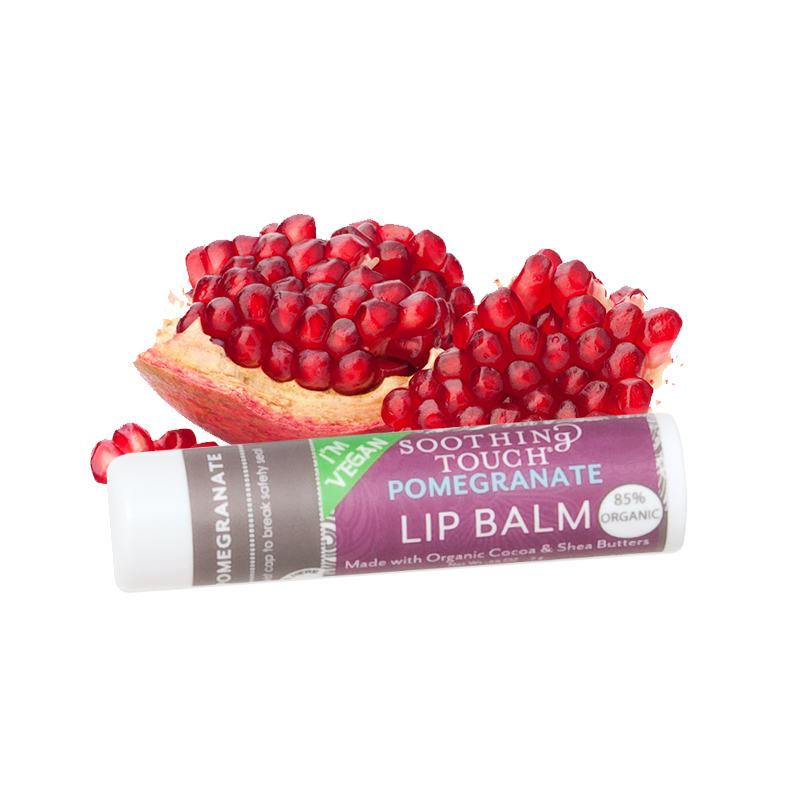 Certified Organic Vegan Pomegranate Lip Balm